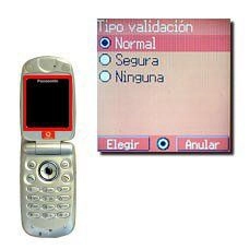 Elija Normal y pulse la Tecla de navegación.