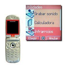 Vaya a Infrarrojos y pulse la Tecla de navegación.