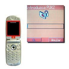 La pantalla muestra Introduzca PUK2.
