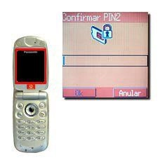 La pantalla muestra el texto: Confirmar PIN2.