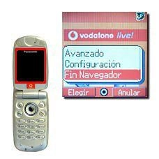 Vaya a Fin Navegador y pulse Tecla de navegación.Se corta la conexión.