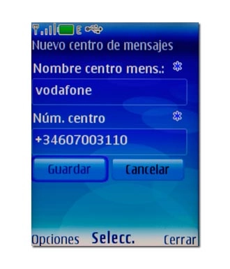 Vaya a Guardar y pulse la tecla de navegación.