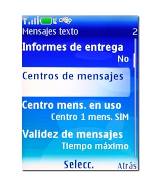 Centros de mensajes, véase 2b