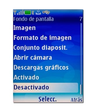 Desactivado, véase 2g.