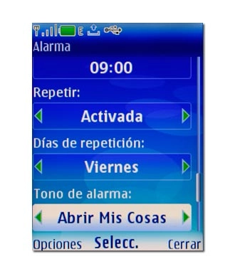 Si selecciona Abrir Mis Cosas: