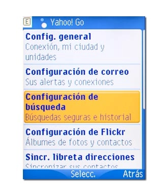 Configuración de búsqueda, véase 2c.