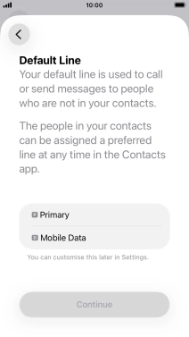 Press the required price plan.