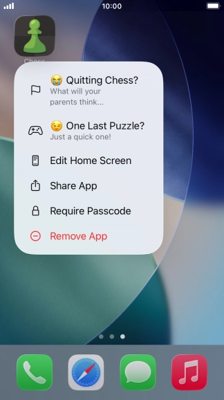 Press Require Passcode.