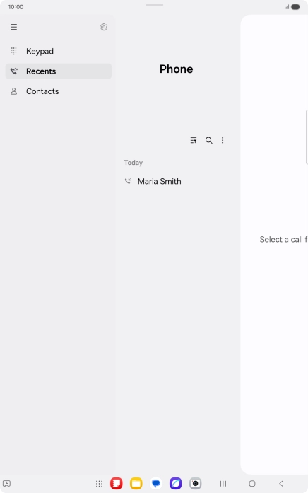 Press the required number.
