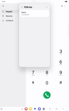 Press the Home key to return to the home screen.