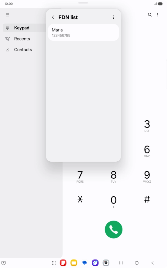 Press the Home key to return to the home screen.
