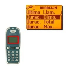 Vaya a Durac. Dispo. y pulse OK.