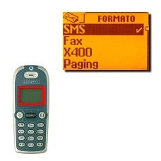 Vaya a SMS y pulse OK.