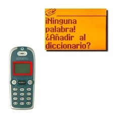 Si no tiene suerte buscando una palabra, puede añadirla usted mismo al diccionario:La pantalla muestra ¡Ninguna palabra! ¿Añadir al diccionario?.