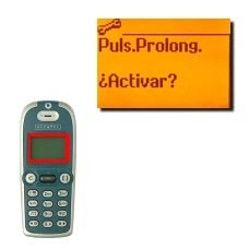 La pantalla muestra  ¿Activar? o  ¿Desactivar? dependiendo del ajuste actual.