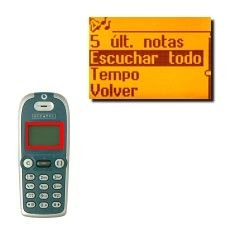 Elija Escuchar todo y pulse OK.Se reproduce toda la melodía.