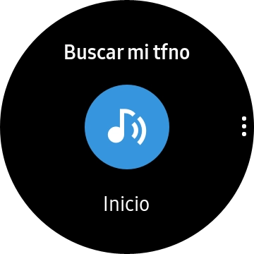 Pulsa Inicio para enviar una señal al teléfono.