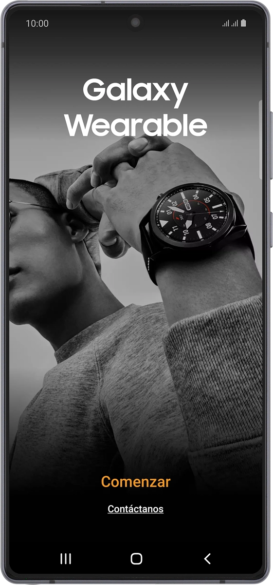En el teléfono: Pulsa Comenzar.