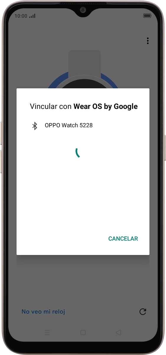 En el teléfono: Pulsa OPPO Watch.