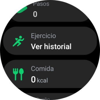 Pulsa Ejercicio.
