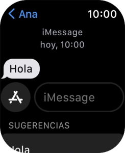 Pulsa iMessage.