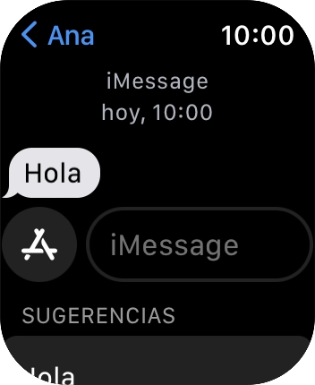 Pulsa iMessage.