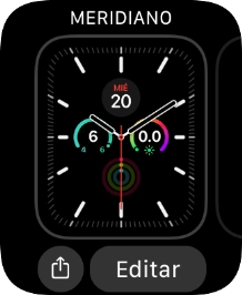 Desliza el dedo hacia la izquierda por la pantalla.