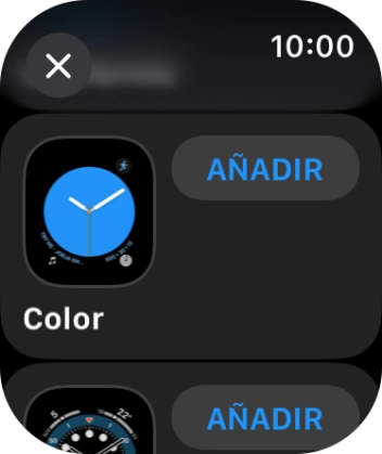 Pulsa la esfera deseada.