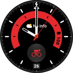 Cuando el icono de carga de batería aparece en la pantalla, el smartwatch se está cargando.