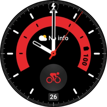 Cuando el icono de carga de batería aparece en la pantalla, el smartwatch se está cargando.