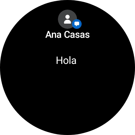 Pulsa la notificación deseada para abrirla.