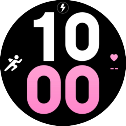 Cuando el icono de carga de batería aparece en la pantalla, el smartwatch se está cargando.