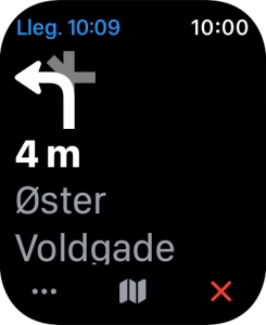 Seguir la indicaciones de la pantalla para llegar al destino deseado.