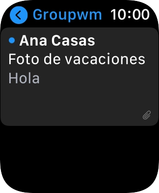 Pulsa la flecha hacia la izquierda.