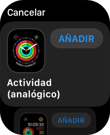 Pulsa la esfera deseada.