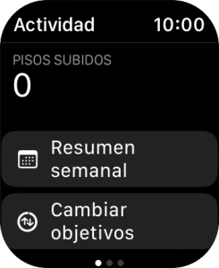 Pulsa la Digital Crown la veces que sean necesarias para volver al menú principal.