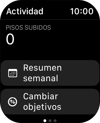 Pulsa la Digital Crown la veces que sean necesarias para volver al menú principal.