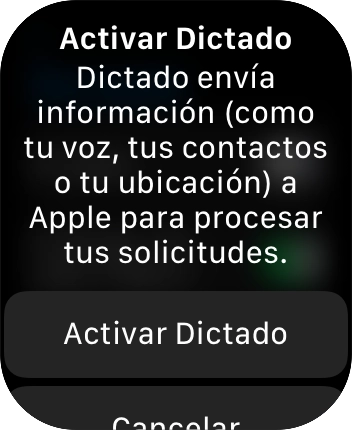 Pulsa Activar Dictado.