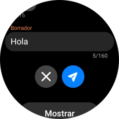 Pulsa el icono de enviar.