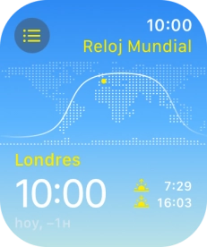 Pulsa la Digital Crown para terminar y regresar a la pantalla de inicio.