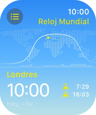 Pulsa la Digital Crown para terminar y regresar a la pantalla de inicio.