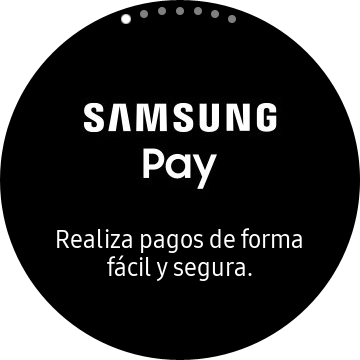 Pulsa el botón de retroceso durante unos instantes para activar Samsung Pay.