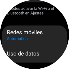 Pulsa Redes móviles.