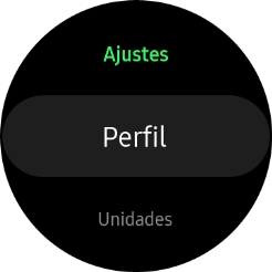 Pulsa Perfil y sigue las indicaciones de la pantalla para crear un perfil de usuario.