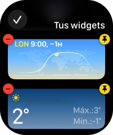 Pulsa el icono de aceptar.