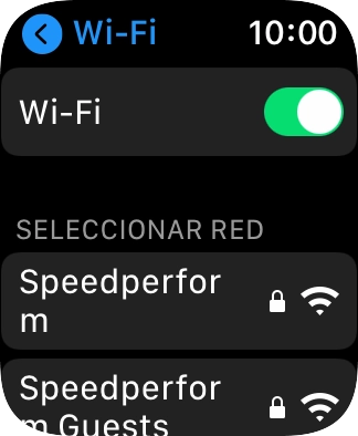 Pulsa la red wifi deseada.