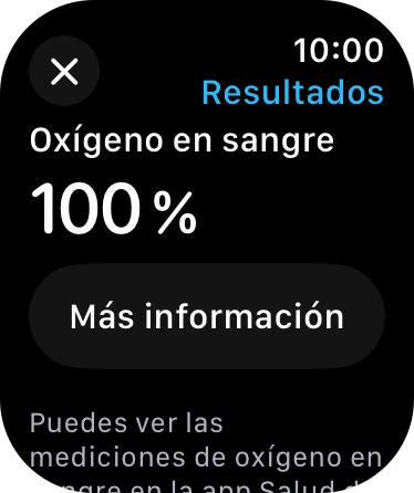 Tu resultado aparece en la pantalla.