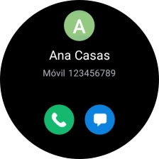 Pulsa el icono de realizar llamadas.