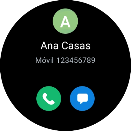 Pulsa el icono de realizar llamadas.