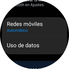 Pulsa Redes móviles.